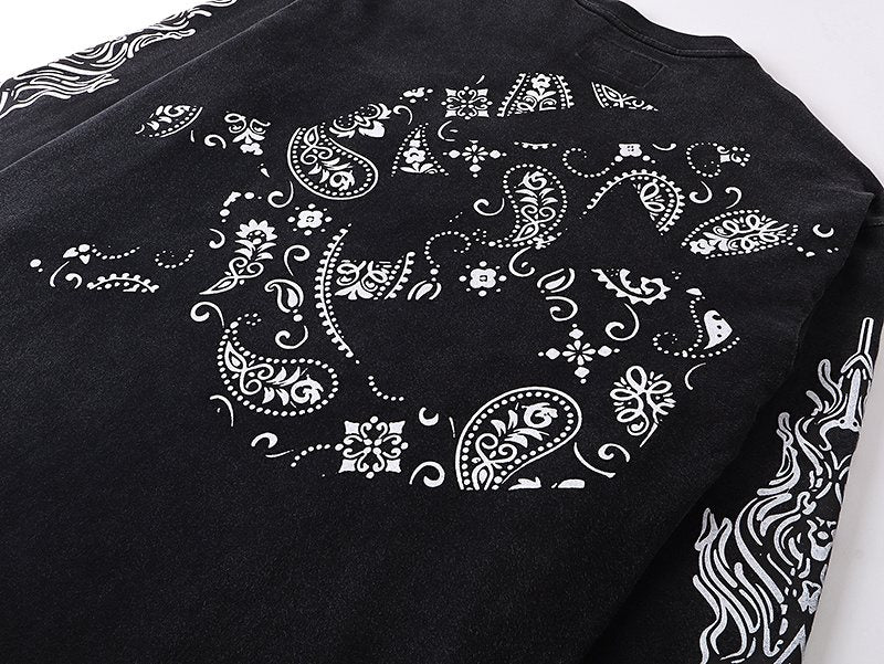 Godspeed Hollywood Cloud Graphic Long-Sleeve T-Shirt — detail